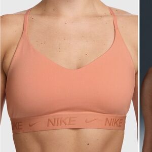 Nike NEW Indy Light support padded adjustable sports bra size L